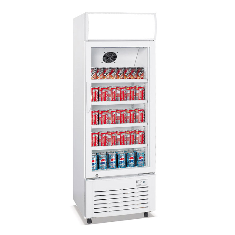  swinging door cooler and small coole